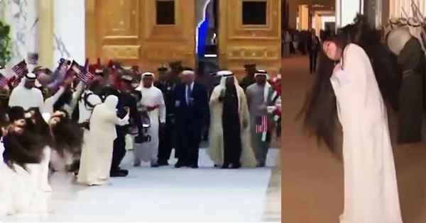 women dance long hair trump 1