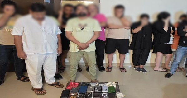 hotel-raid-foreign-woman-rescued-nine-arrested Police