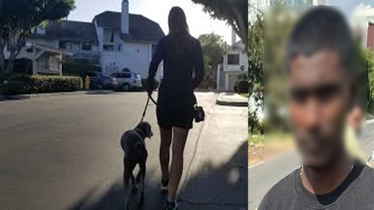 dog touch woman private parts arrest