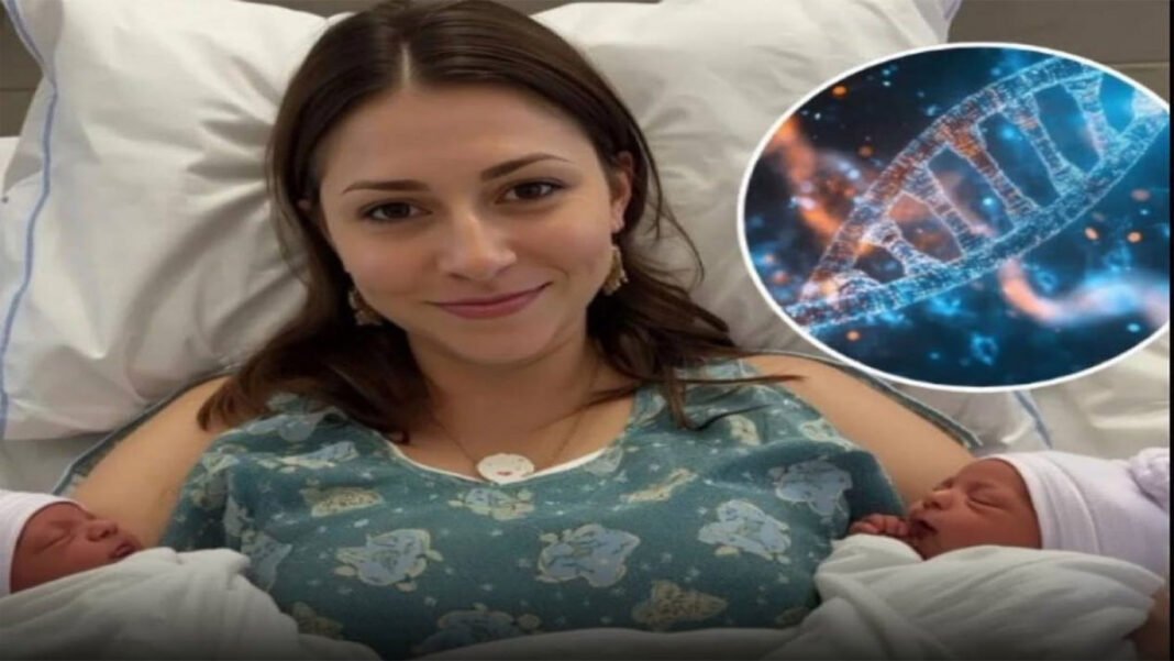 twins born with two different-fathers