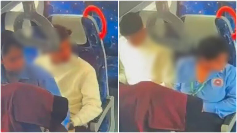 RRTS ರೈಲಿನಲ್ಲಿ ಯುವ ಜೋಡಿ ಅಸಭ್ಯ ವರ್ತನೆ