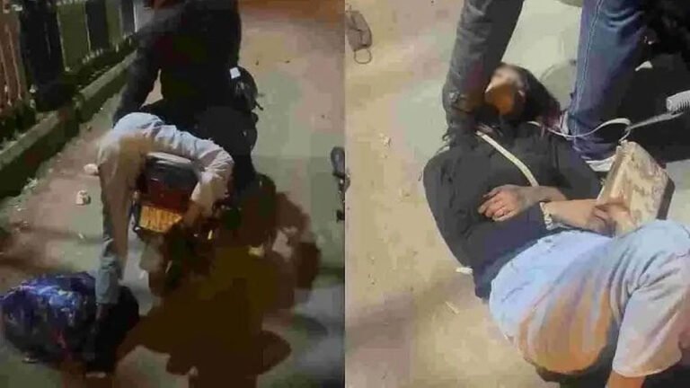 drunk Young woman falls from rapido bike video-viral