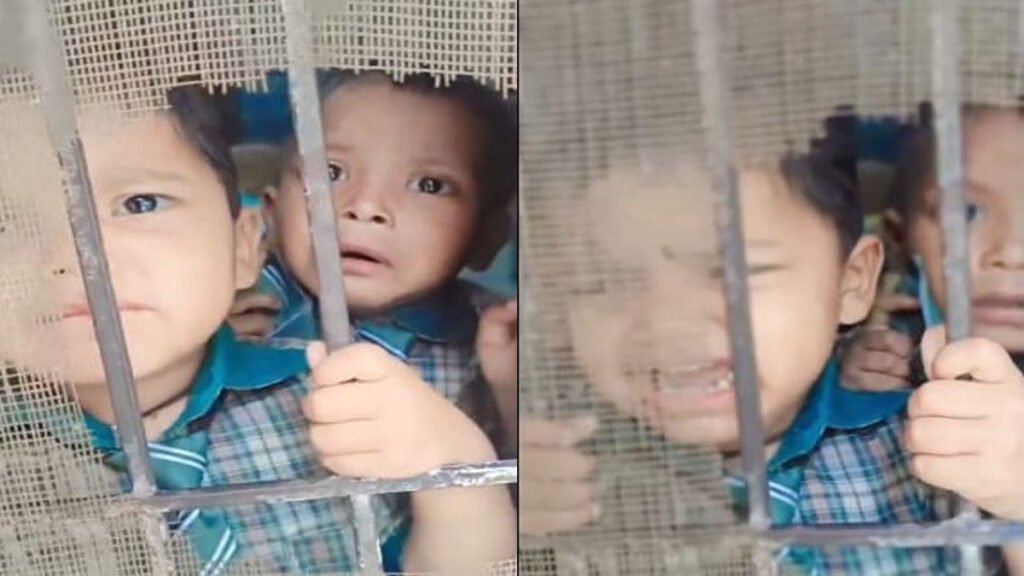 lkg kids : crying-to-call-mom