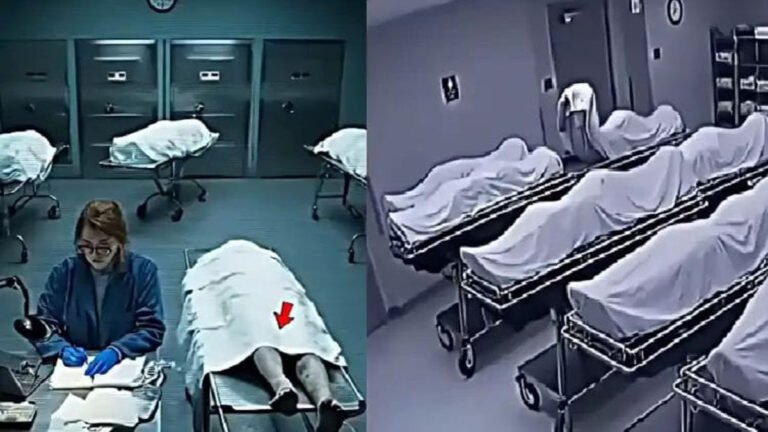 ಶವಾಗಾರದಲ್ಲಿ ಚಲಿಸಿದ ಶವ : ದೃಶ್ಯ ವೈರಲ್‌; ನಿಜವೇ ಅಥವಾ ಭ್ರಮೆಯೇ?