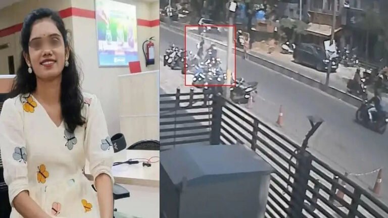 ರಸ್ತೆ ದಾಟುವಾಗ ಬೈಕ್‌ ಡಿಕ್ಕಿ ಹೊಡೆದು ಬ್ಯಾಂಕ್ ಮಹಿಳಾ ಉದ್ಯೋಗಿ ಸಾವು.!