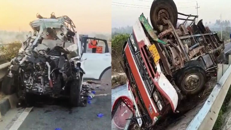 ಭೀಕರ ಸರಣಿ ರಸ್ತೆ ಅಪಘಾತ: 6 ಕಾಲೇಜು ವಿದ್ಯಾರ್ಥಿಗಳು ಸೇರಿ 7 ಮಂದಿ ಸ್ಥಳದಲ್ಲೇ ಸಾವು.!