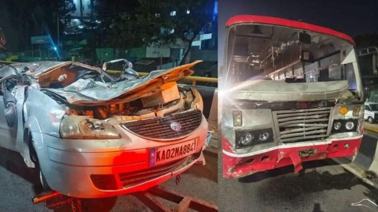 ಜಿಂದಾಲ್ ಬಳಿ KSRTC ಬಸ್-ಕಾರ್ ಡಿಕ್ಕಿ: 5 ವಿದ್ಯಾರ್ಥಿಗಳ ದುರ್ಮರಣ.!