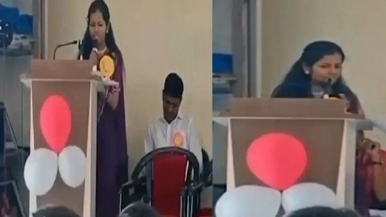 ಕಾಲೇಜು ಫೇರ್‌ವೆಲ್‌ನಲ್ಲಿ ದುರಂತ: ಭಾಷಣದ ವೇಳೆ ಕುಸಿದು ಬಿದ್ದು B.Sc ವಿದ್ಯಾರ್ಥಿನಿ ಸಾವು.!