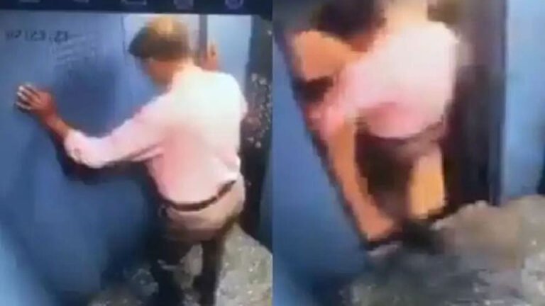 ಲಿಫ್ಟ್ ಯಾಂತ್ರಿಕ ದೋಷದಿಂದ ಅಪ್ಪಚ್ಚಿಯಾದ ವ್ಯಕ್ತಿ: ಆಘಾತಕಾರಿ ವಿಡಿಯೋ ವೈರಲ್.