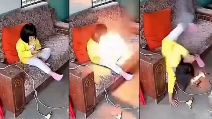 ಬಾಲಕಿ ಕೈಯಲ್ಲಿ ಸ್ಮಾರ್ಟ್‌ಫೋನ್ ಸ್ಫೋಟ