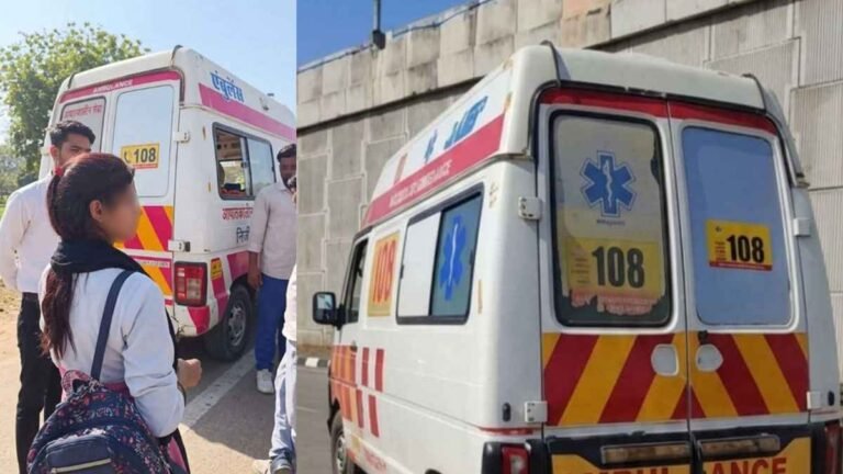 ಚಲಿಸುವ ಆಂಬ್ಯುಲೆನ್ಸ್‌ನಲ್ಲಿ ಅಸಭ್ಯ ವರ್ತನೆ: 5 ಕಿಮೀ ಬೆನ್ನಟ್ಟಿ ಯುವತಿ, ಯುವಕರನ್ನು ಹಿಡಿದ ಸಾರ್ವಜನಿಕರು!