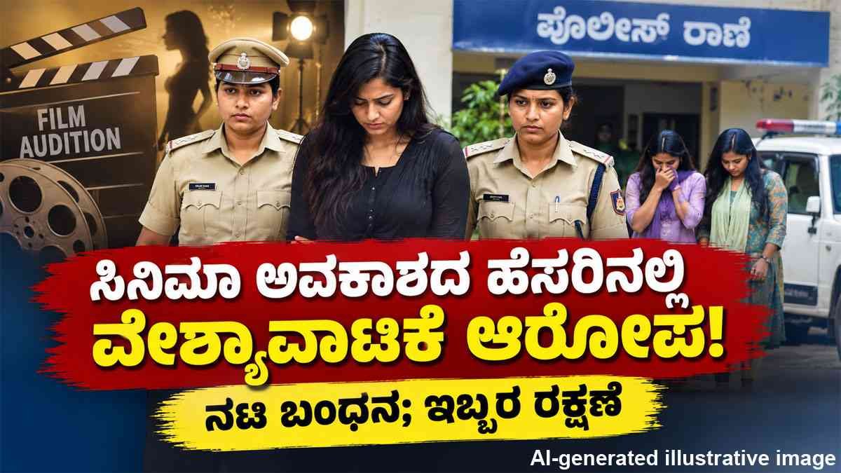 ಸಿನಿಮಾ ಅವಕಾಶದ ಹೆಸರಿನಲ್ಲಿ ಯುವತಿಯರನ್ನು ವೇಶ್ಯಾವಾಟಿಕೆ