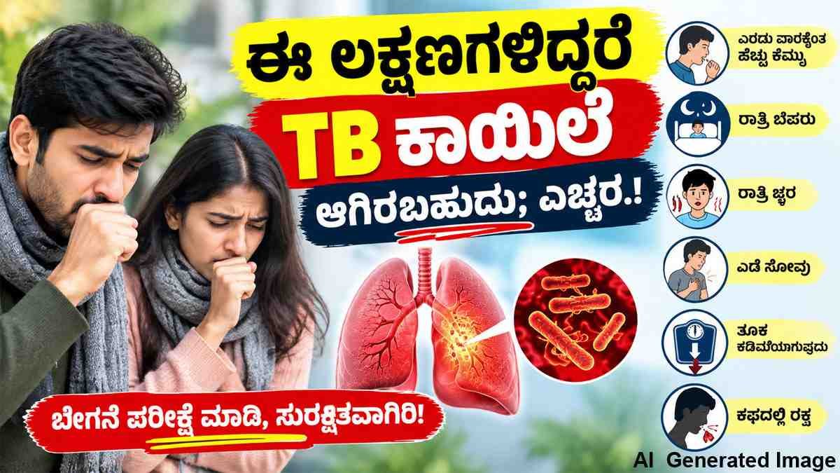 ಈ ಲಕ್ಷಣಗಳಿದ್ದರೆ ಅದು TB ಕಾಯಿಲೆ ಆಗಿರಬಹುದು